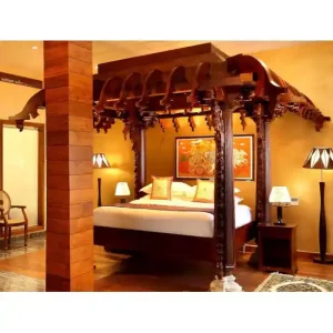 Antique Style Traditional Wooden Bed