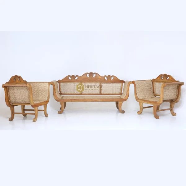 Cane Sofa Set