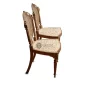 Cane and Wood Back Chair