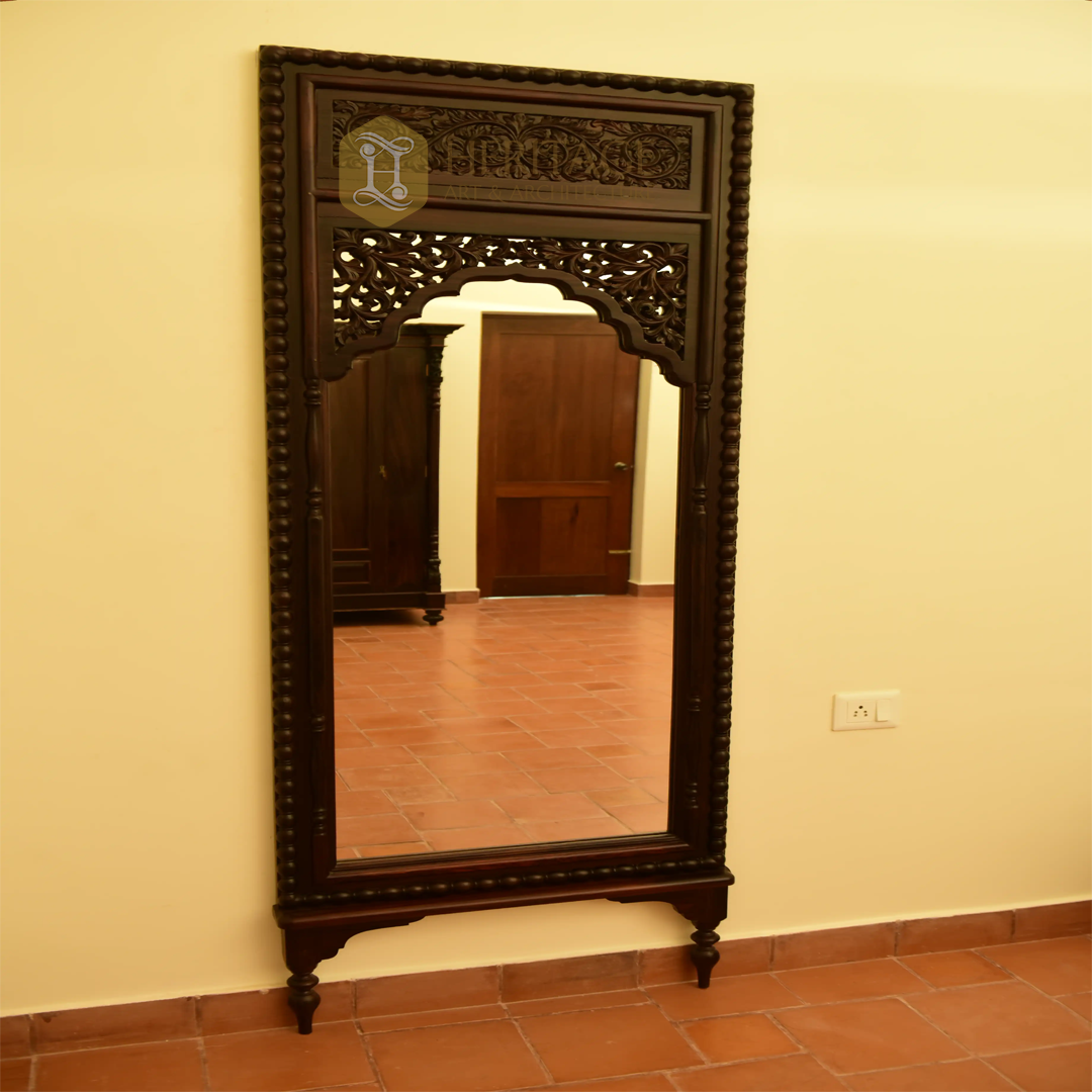 Hand-Carved-Standing-Mirror