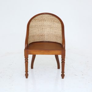 wooden cane chair