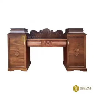 Wooden Console with Storage