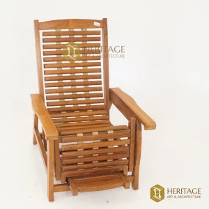 recliner wooden chair
