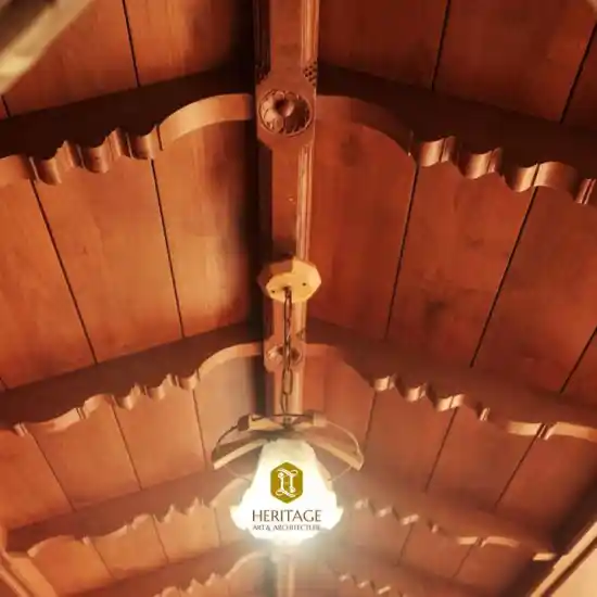 traditional wooden ceiling