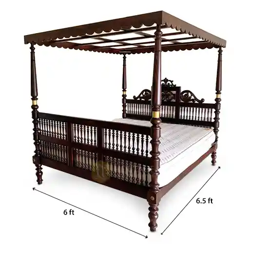 wood cot