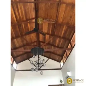 wooden beam ceiling