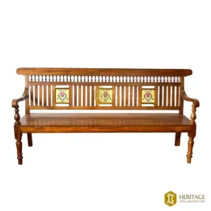 wooden teak bench